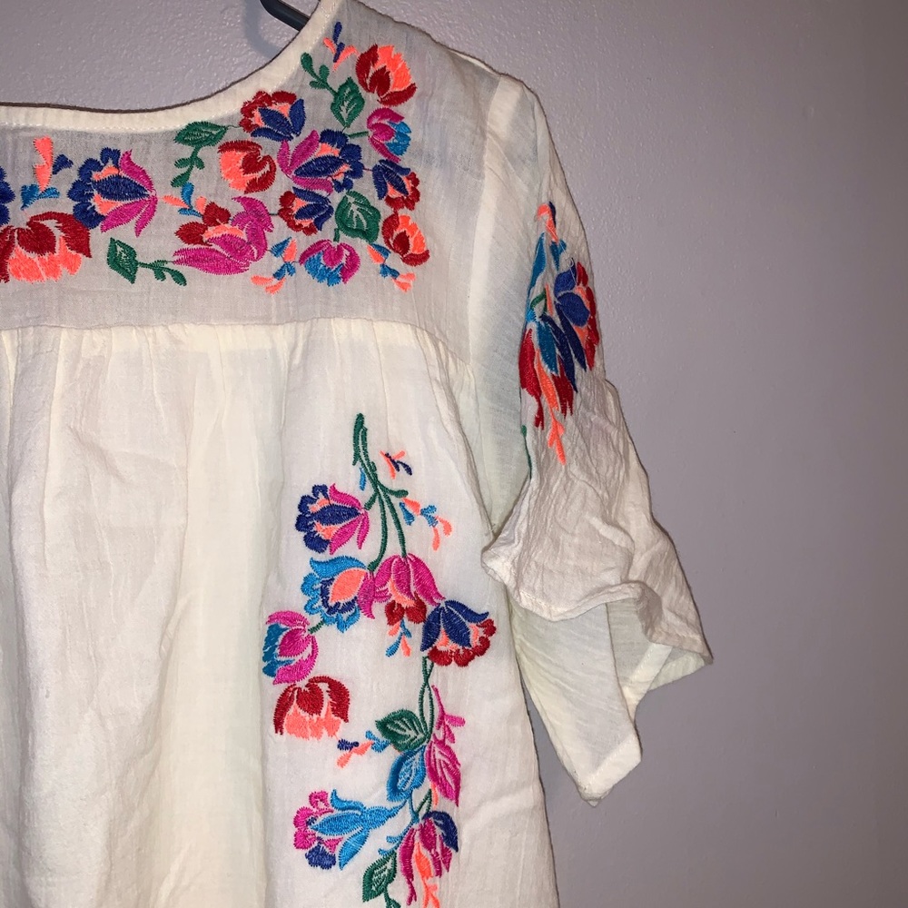 Embroidered boutique dress